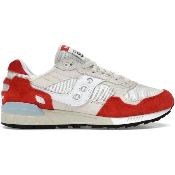 Saucony Shadow 5000 White Cream Red