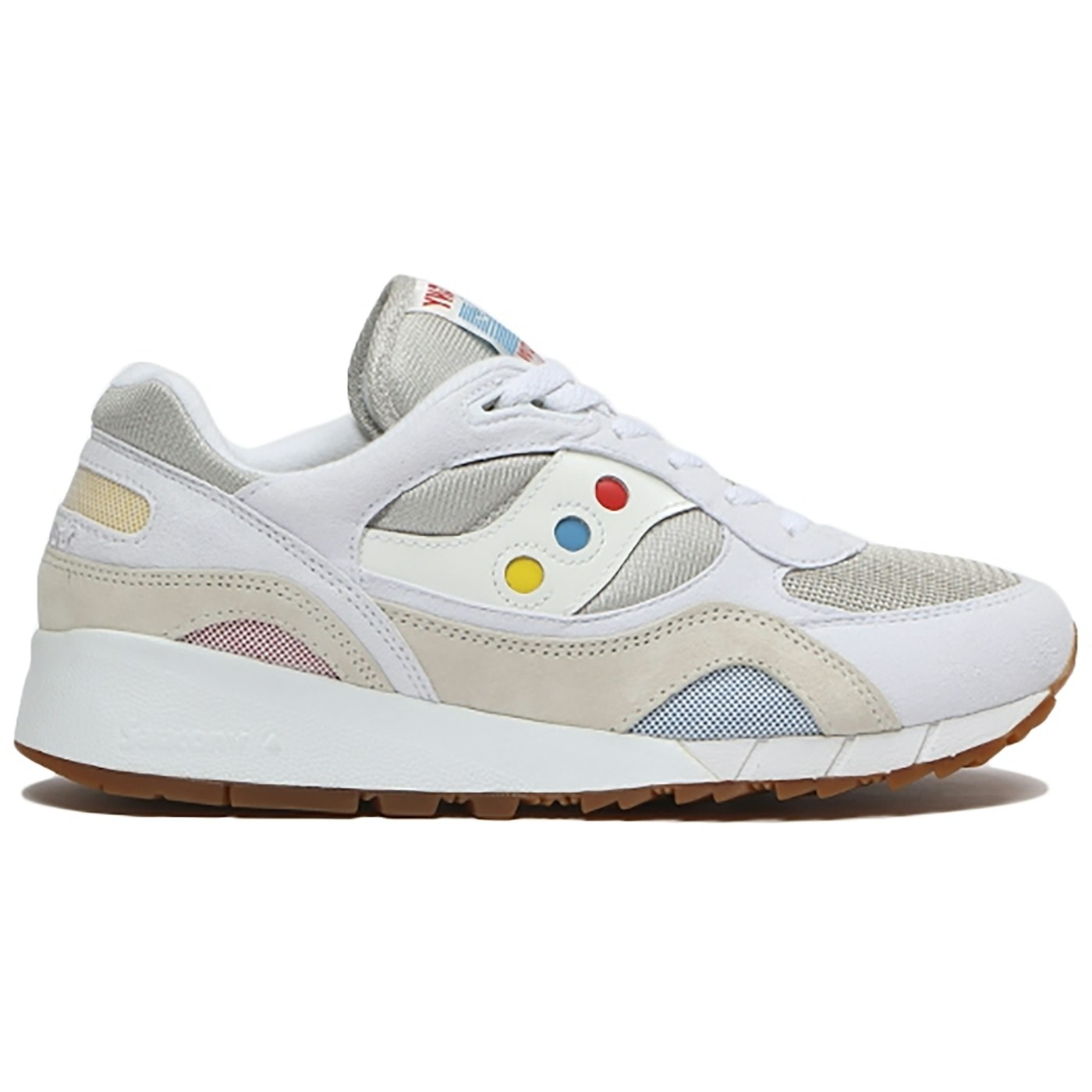 Saucony Shadow 6000 White Multi-Color (Billys) 2 Saucony Shadow 6000 White Multi-Color (Billys)