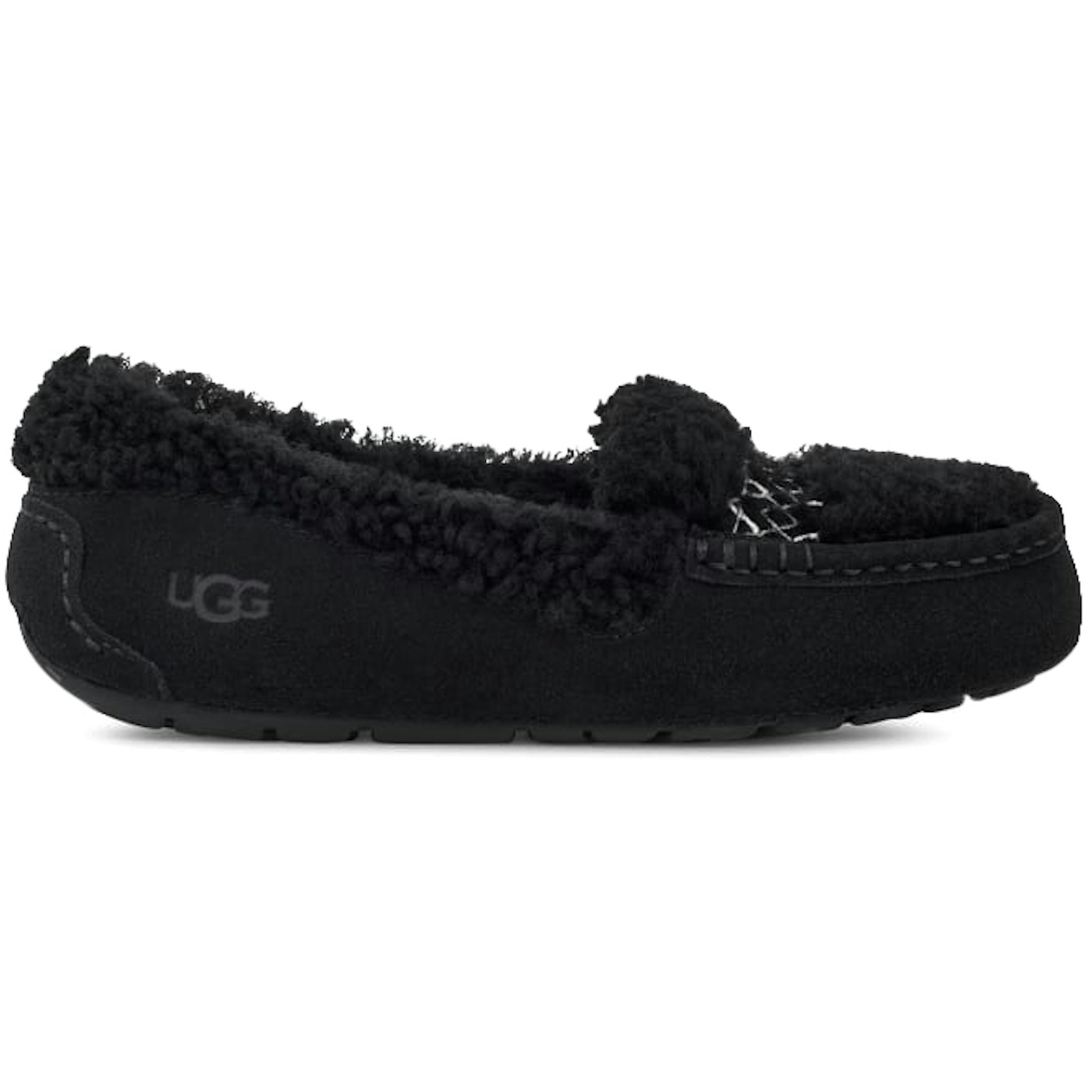 UGG Ansley Slipper Heritage Braid Black (Womens) 1 UGG Ansley Slipper Heritage Braid Black (Womens)