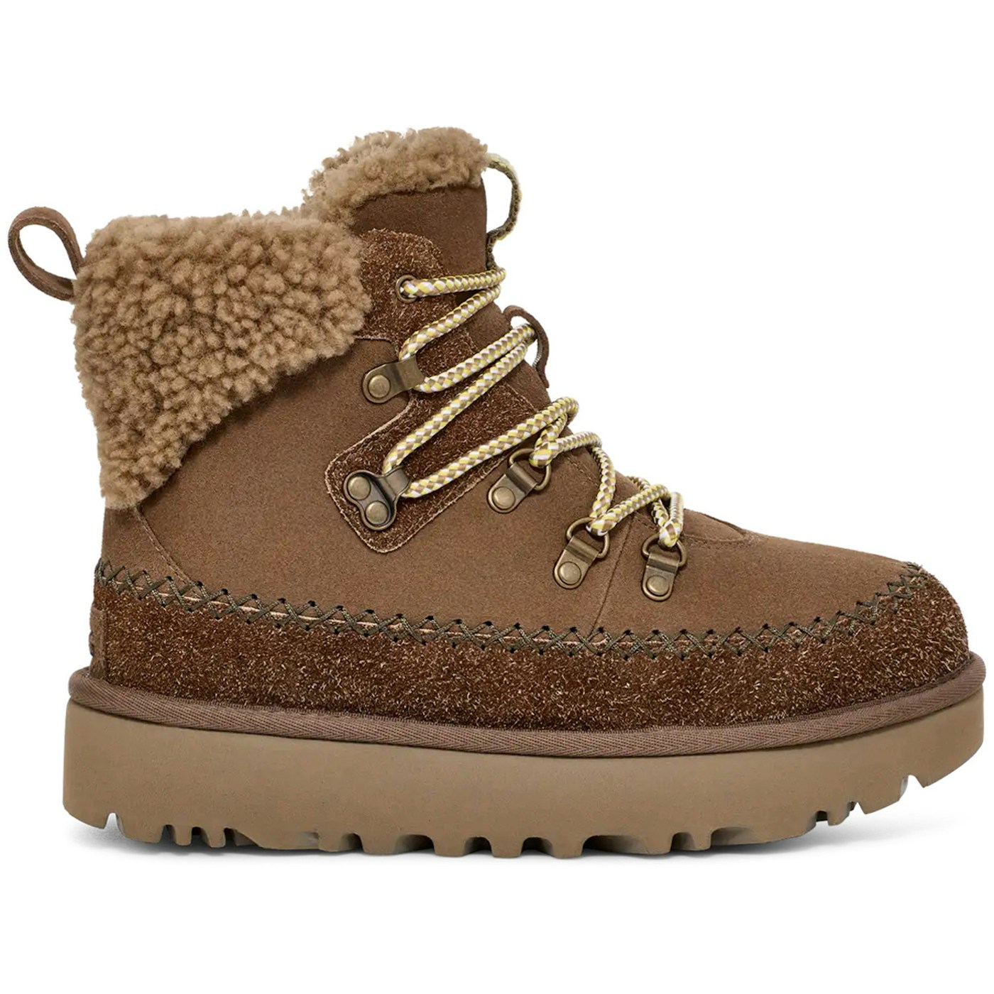 UGG Classic Alpine Lace-Up Boot Hickory (Womens)