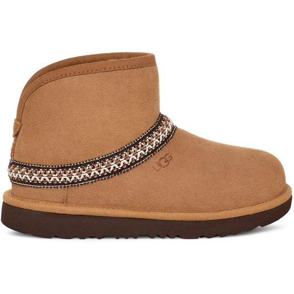 UGG Classic Mini Crescent Boot Chestnut (Kids)