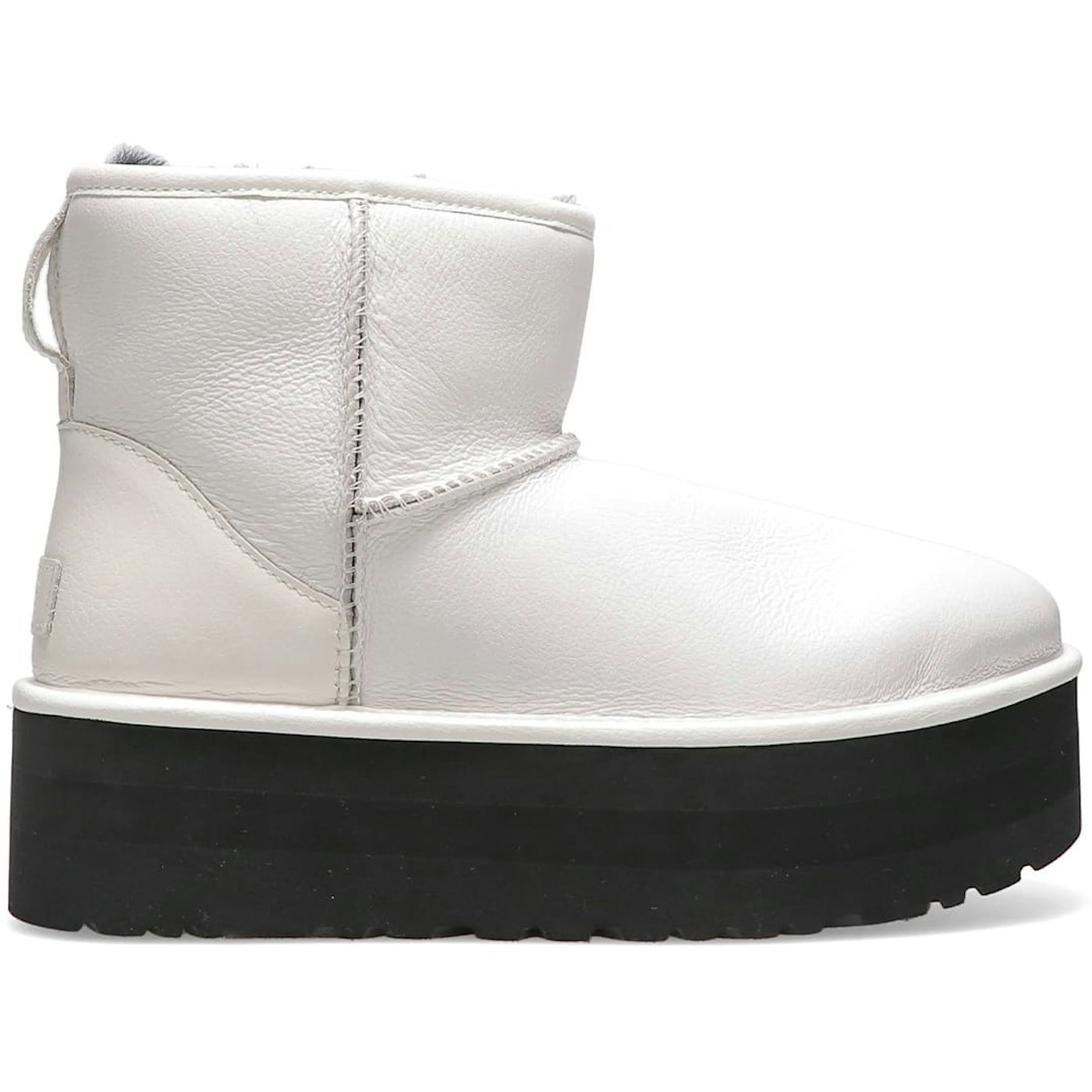 UGG Classic Mini Platform Matte Boot Ultra Matte White (Womens)