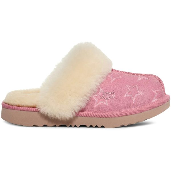 UGG Cozy II Iridescent Stars Slipper Dusty Orchid Pink Iridescent (Kids)