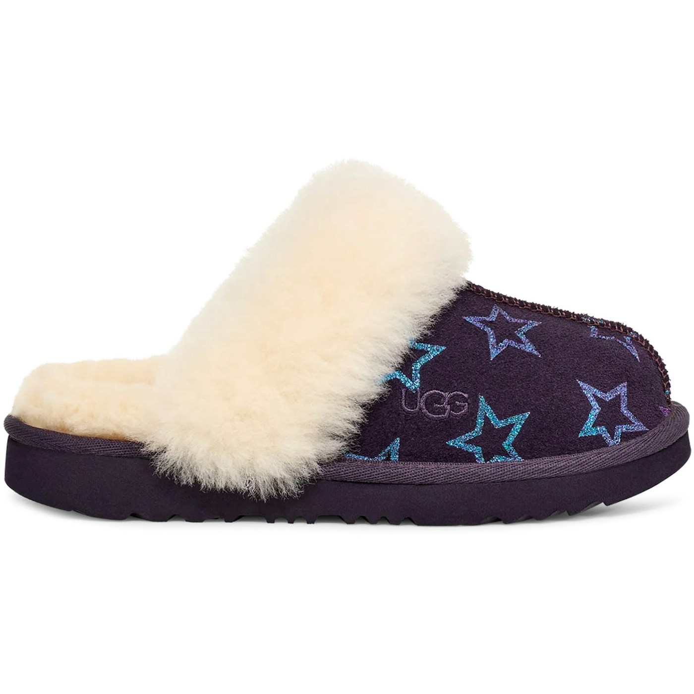 UGG Cozy II Iridescent Stars Slipper Nightshade Purple Iridescent (Kids) 2 UGG Cozy II Iridescent Stars Slipper Nightshade Purple Iridescent (Kids)