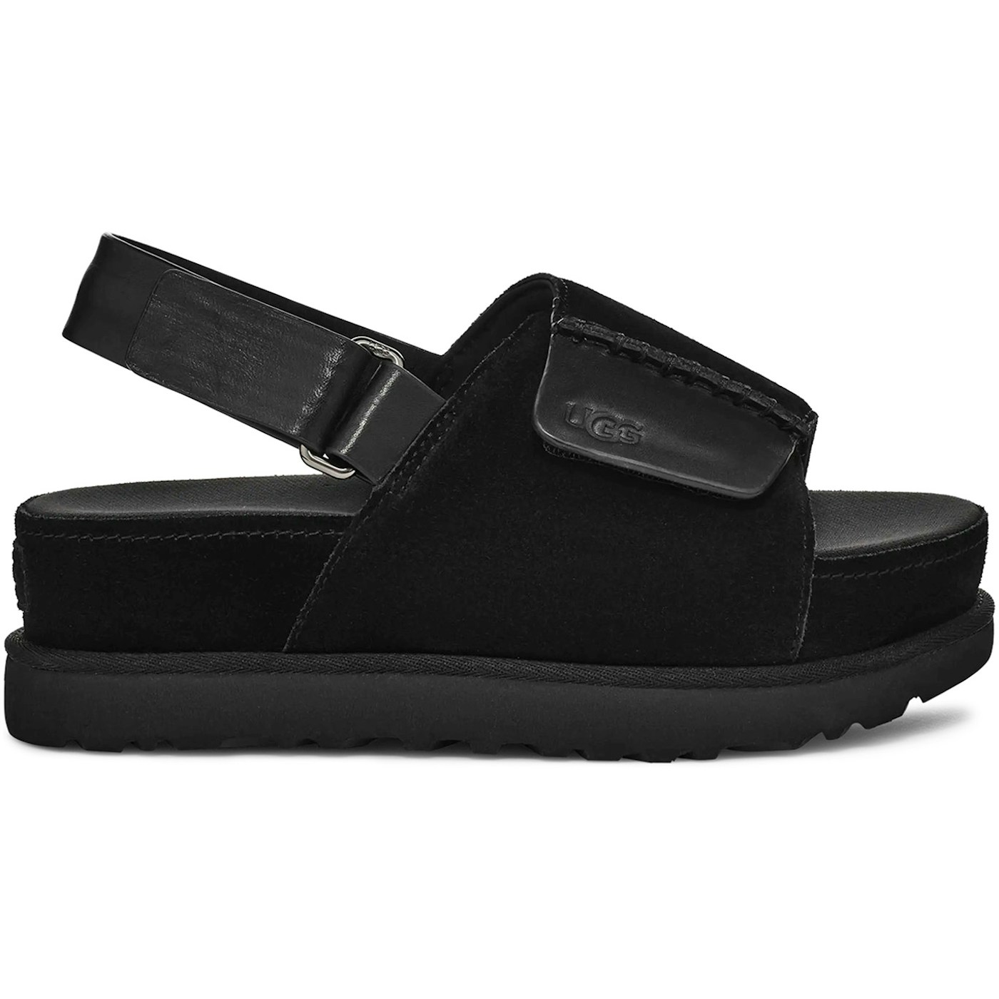 UGG Goldenstar Hi Slingback Sandal Black (Womens) 1 UGG Goldenstar Hi Slingback Sandal Black (Womens)
