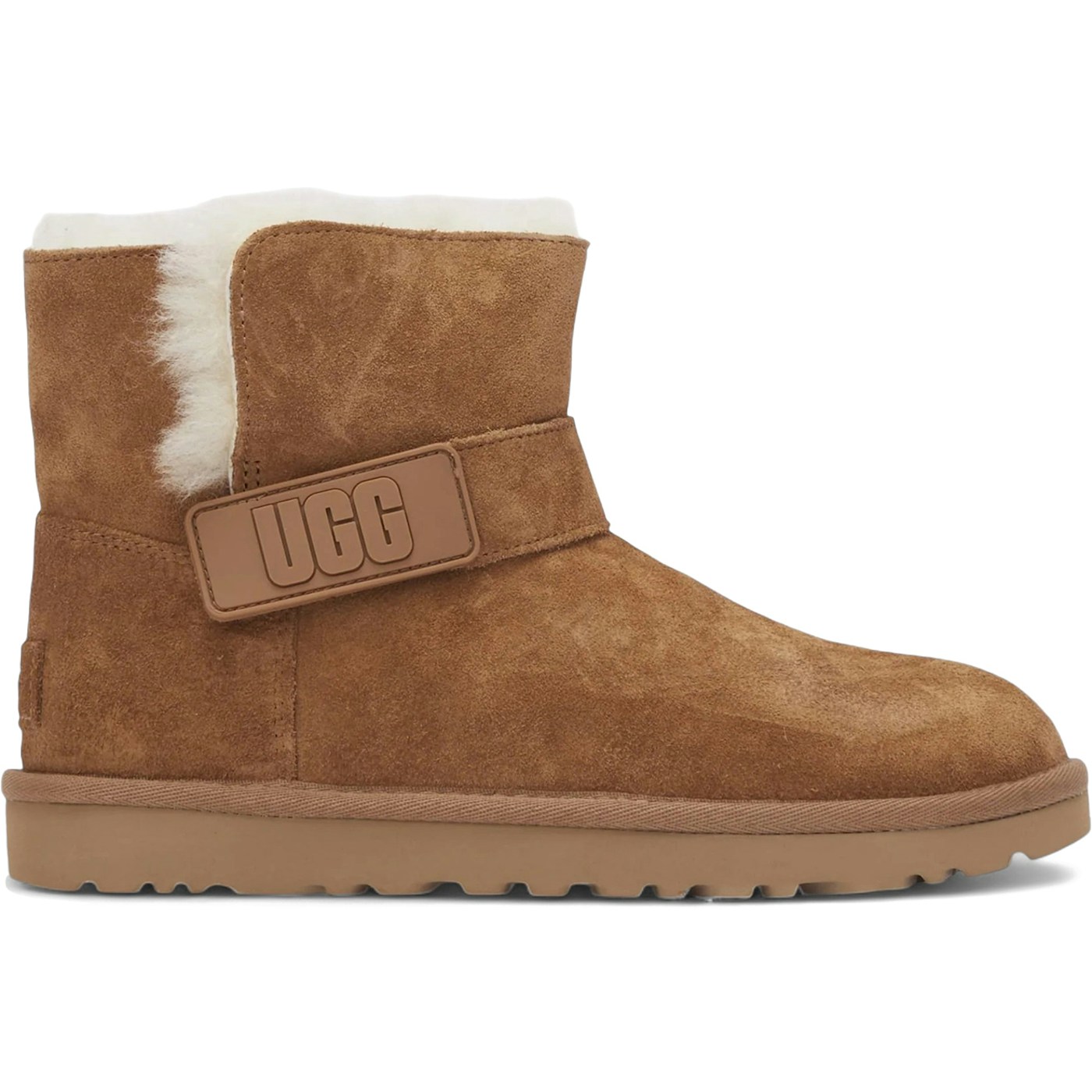 UGG Mini Bailey Graphic Logo Strap Boot Chestnut (Womens) 2 UGG Mini Bailey Graphic Logo Strap Boot Chestnut (Womens)