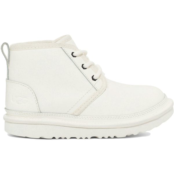UGG Neumel II Leather Boot White Leather (Kids)