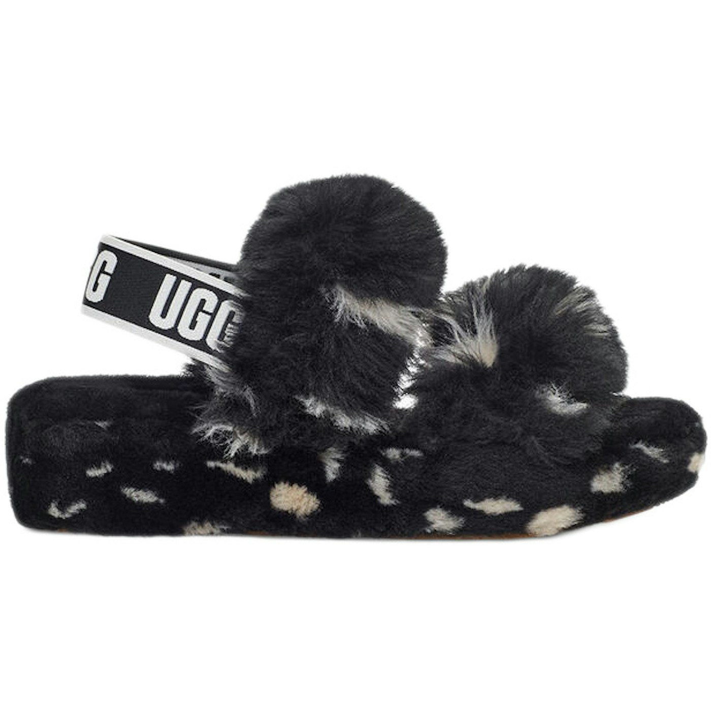 UGG Oh Yeah Spots Slide Black (Womens)