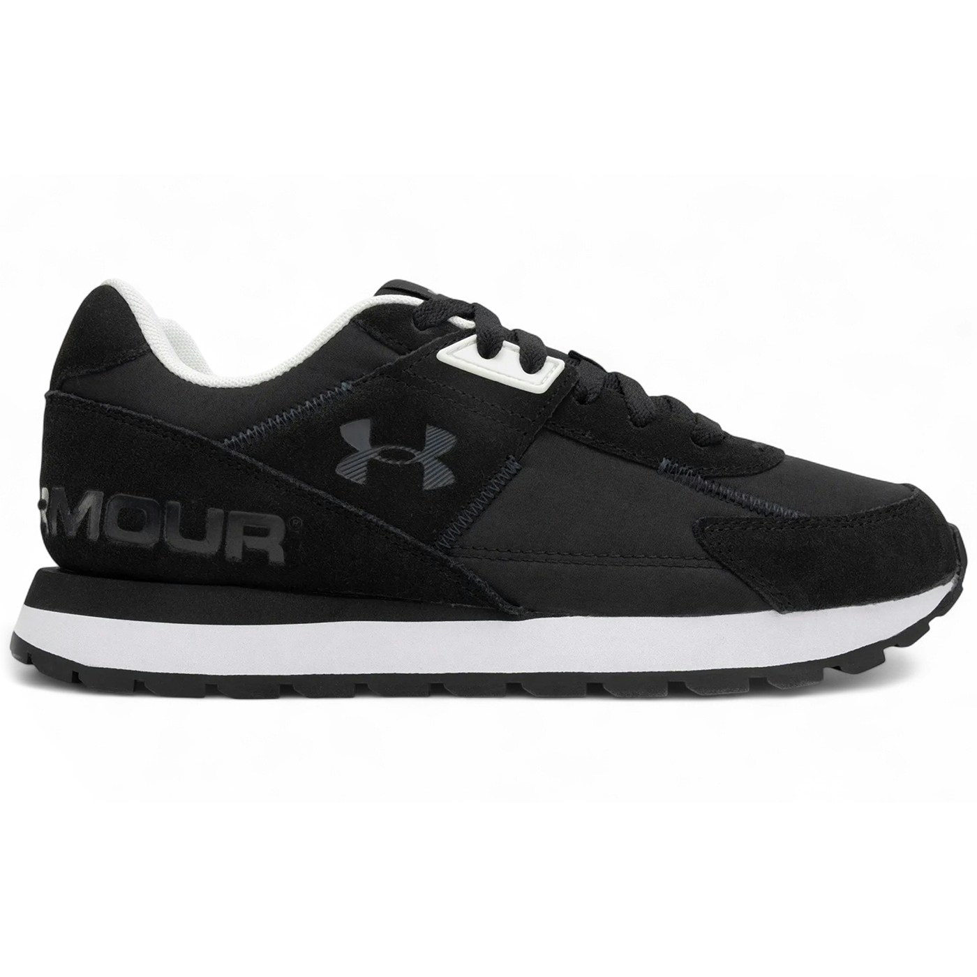 Under Armour Essential Runner Black White 1 Under Armour Essential Runner Black White