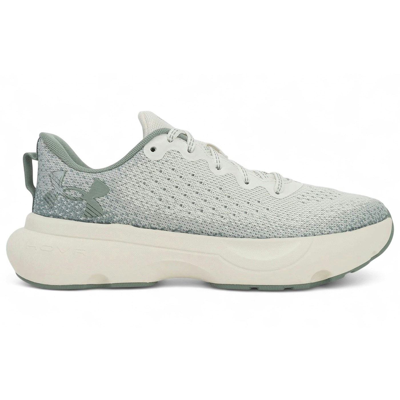 Under Armour Infinite White Quartz Silica Green Metallic Silica (Womens) 1 Under Armour Infinite White Quartz Silica Green Metallic Silica (Womens)