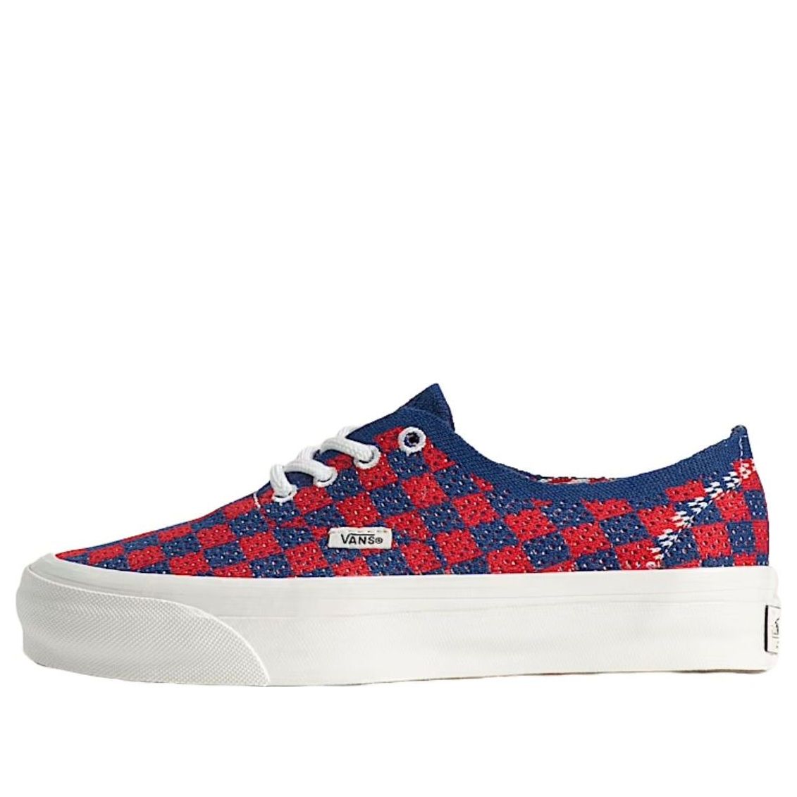 Vans LX Authentic 44 EK Punk Check Red Blue 4 Vans LX Authentic 44 EK Punk Check Red Blue