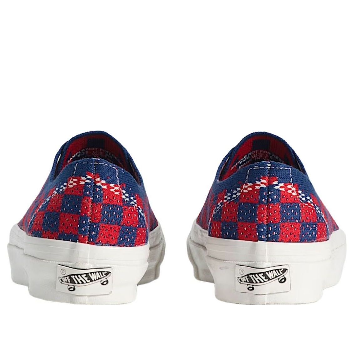 Vans LX Authentic 44 EK Punk Check Red Blue 7 Vans LX Authentic 44 EK Punk Check Red Blue