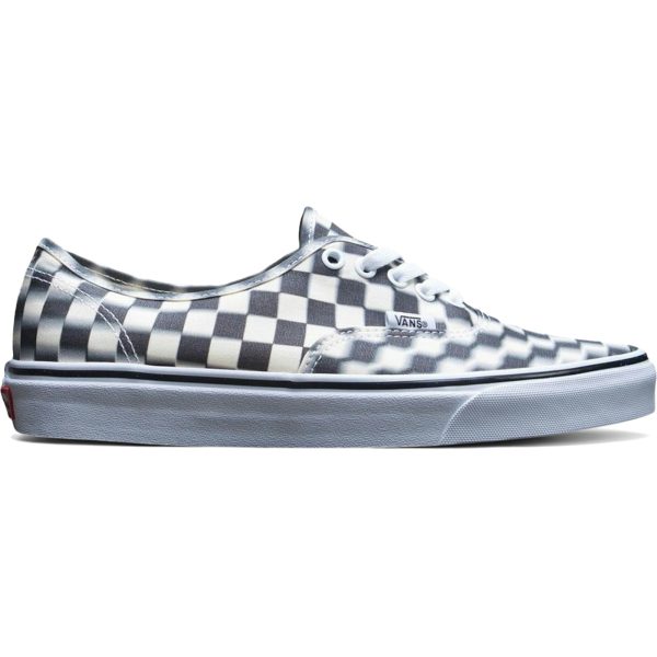 Vans Authentic Blur Checkboard Black White