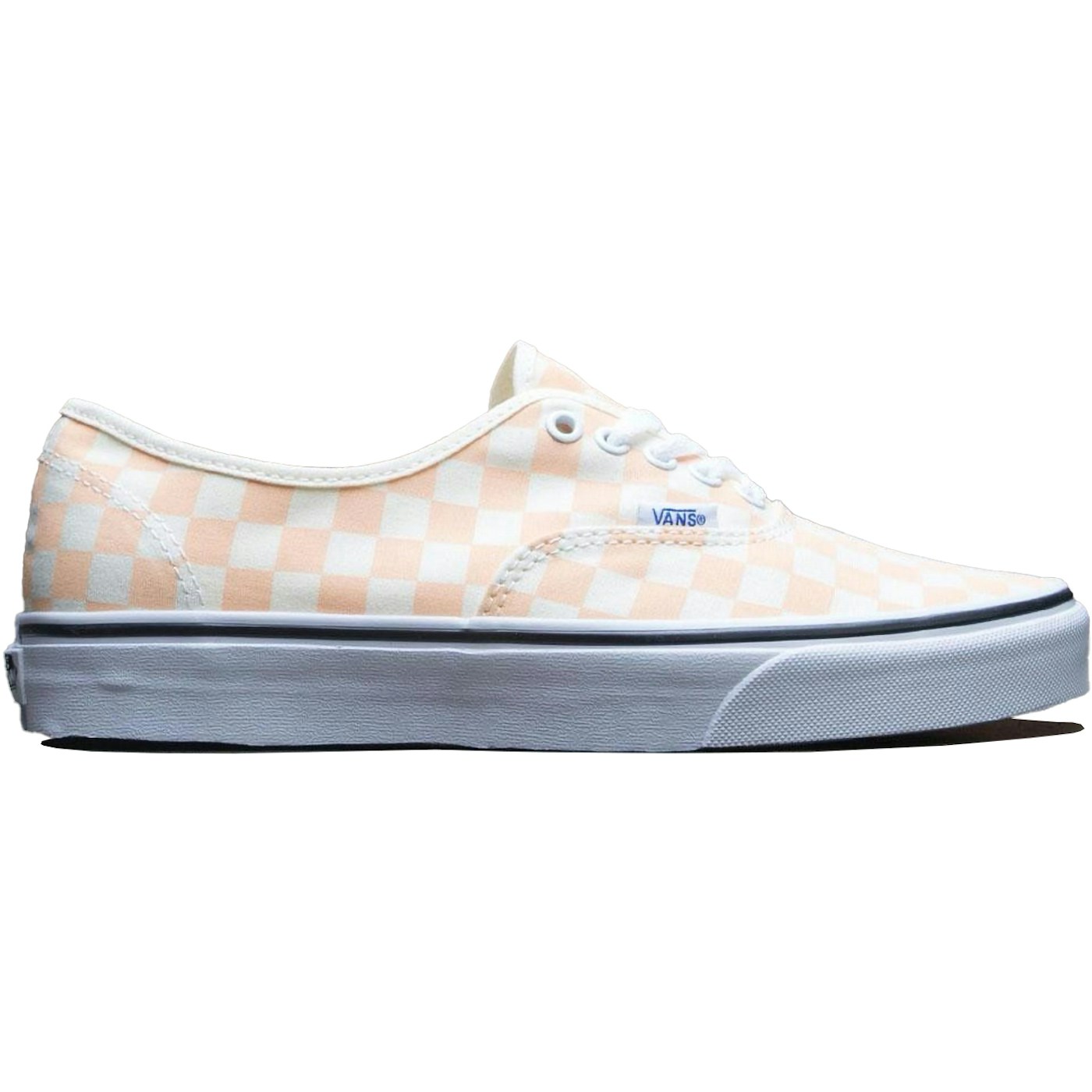 Vans Authentic Pink Peach Apricot Checkerboard