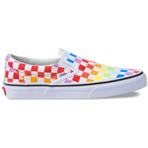 Vans Classic Slip-On Rainbow Checkerboard
