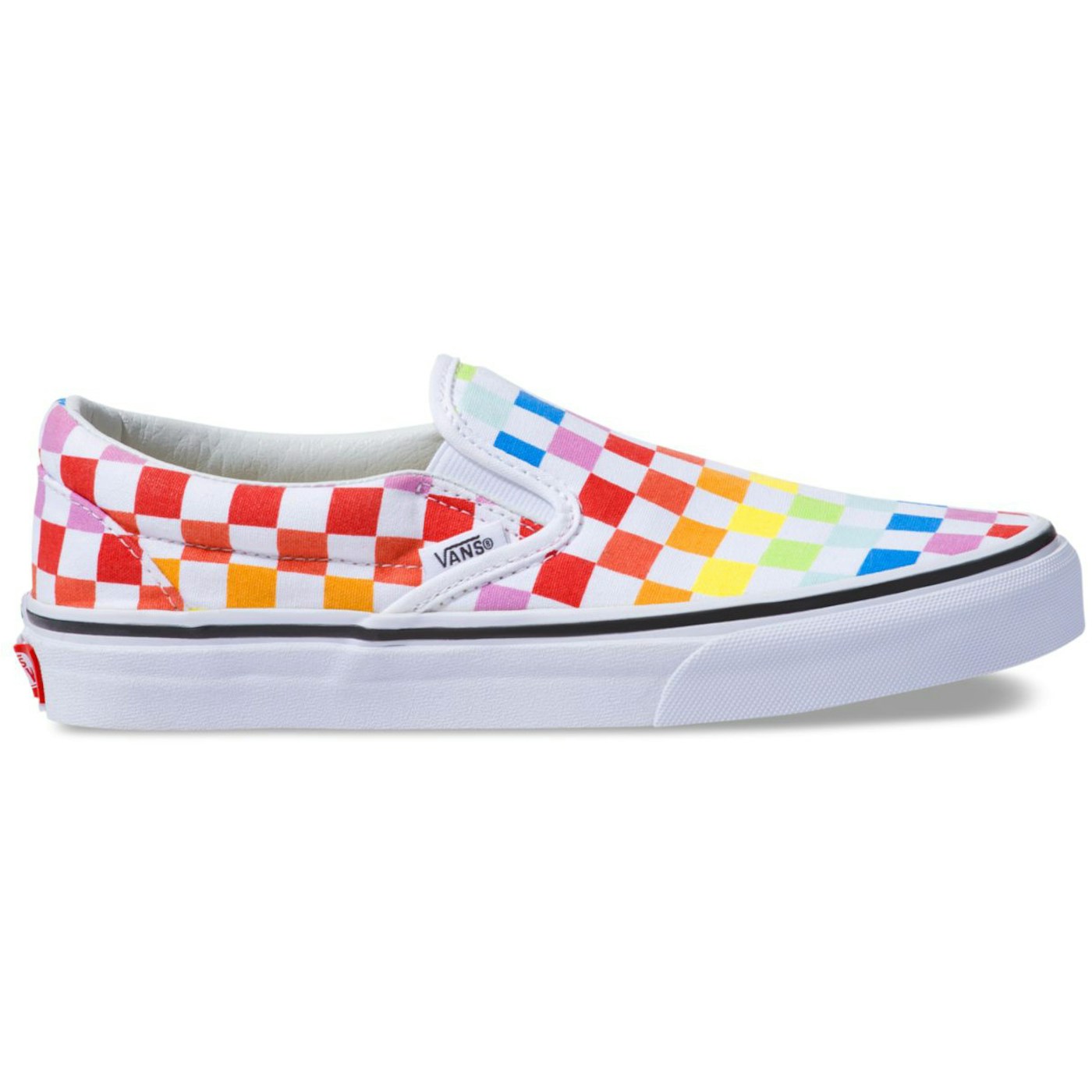 Vans Classic Slip-On Rainbow Checkerboard