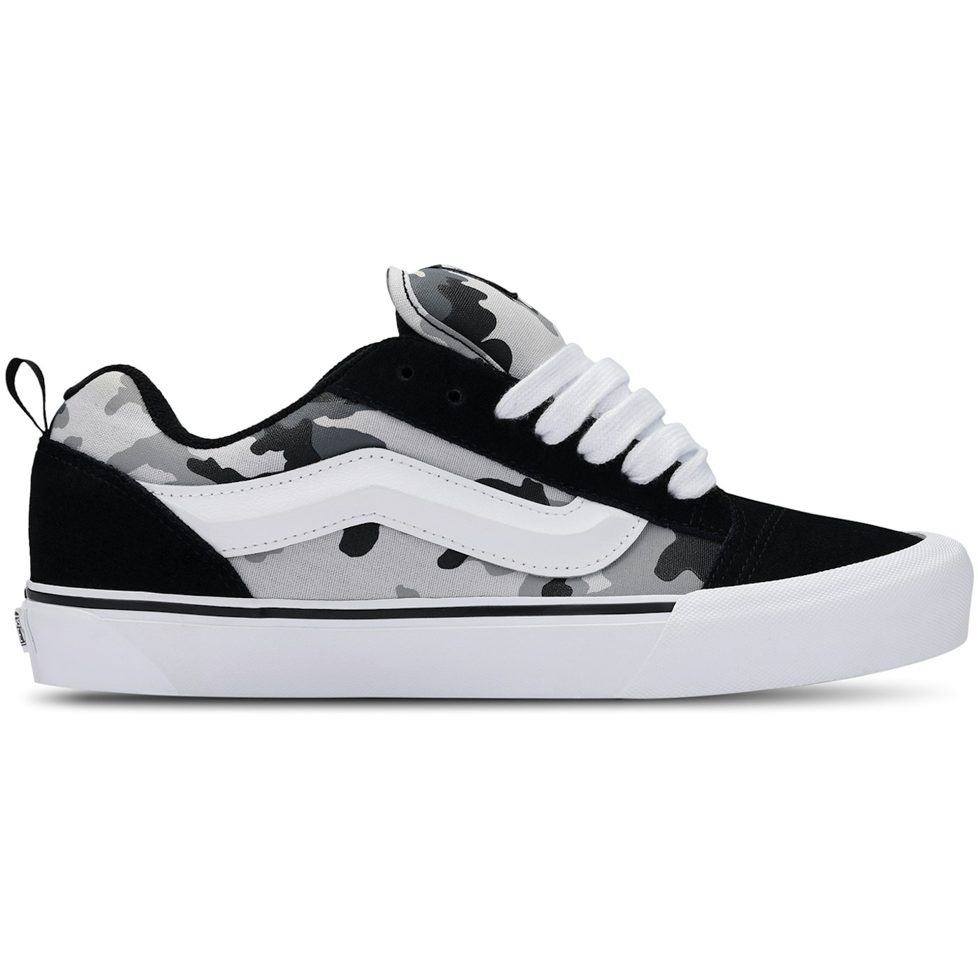 Vans Knu Skool Black White Camo