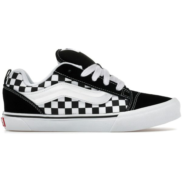Vans Knu Skool Checkerboard Black White (GS)