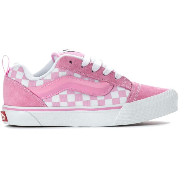 Vans Knu Skool Checkerboard Prism Pink White (PS)