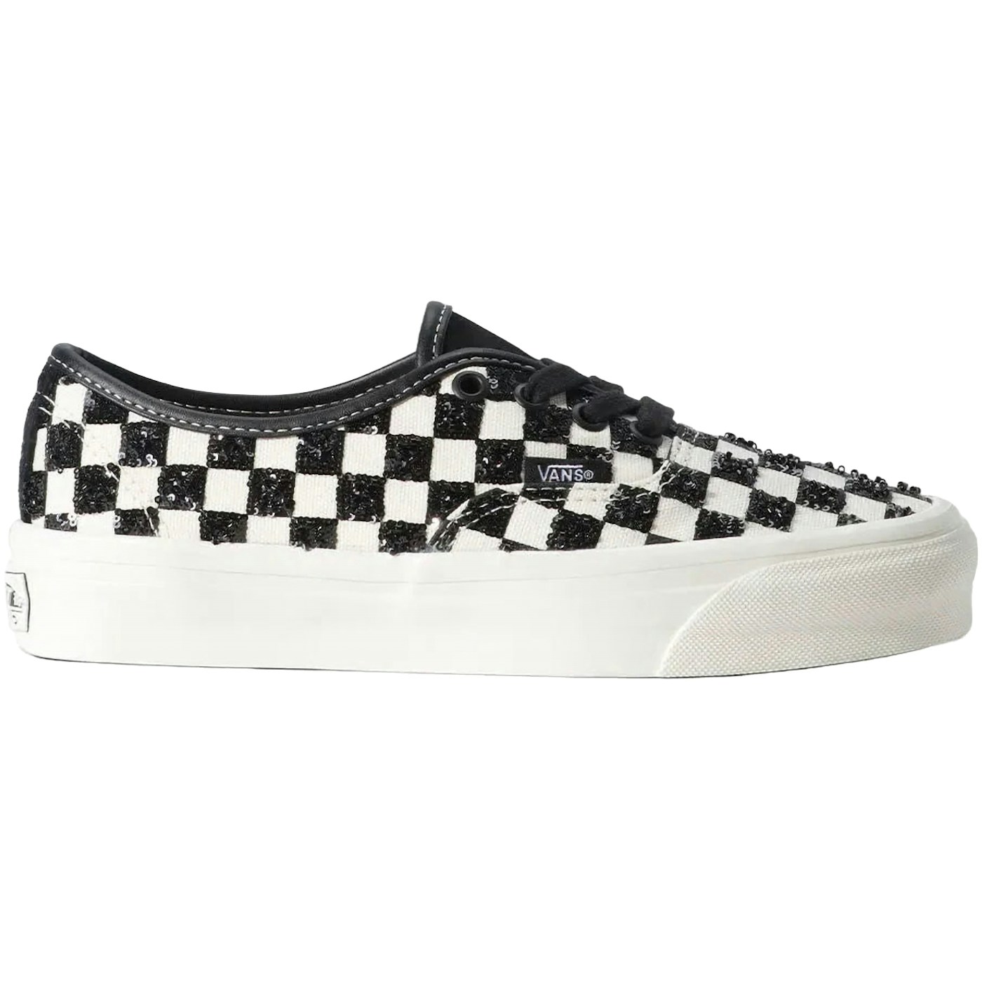 Vans LX Authentic 44 Beaded Checkerboard Black White 2 Vans LX Authentic 44 Beaded Checkerboard Black White