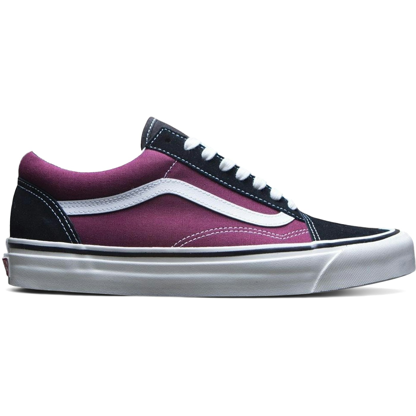 Vans Old Skool DX Anaheim Factory Burgundy White Black