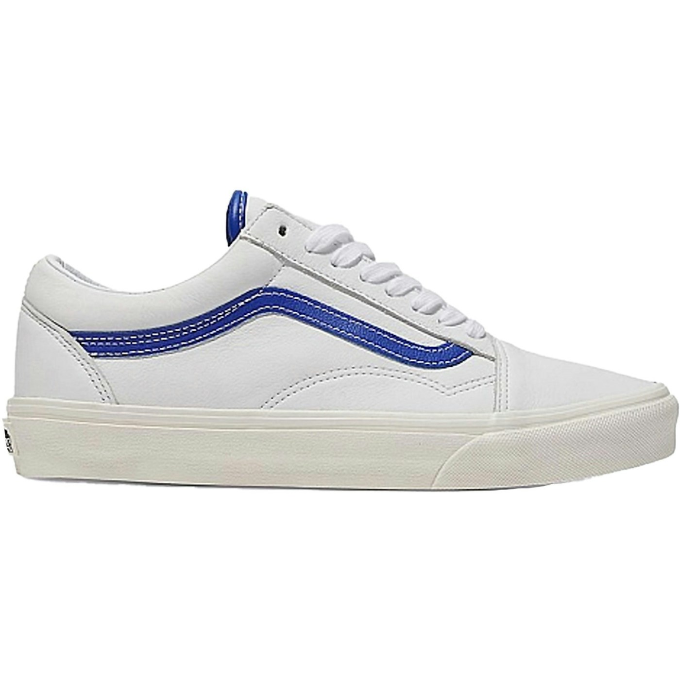 Vans Old Skool Leather White Blue