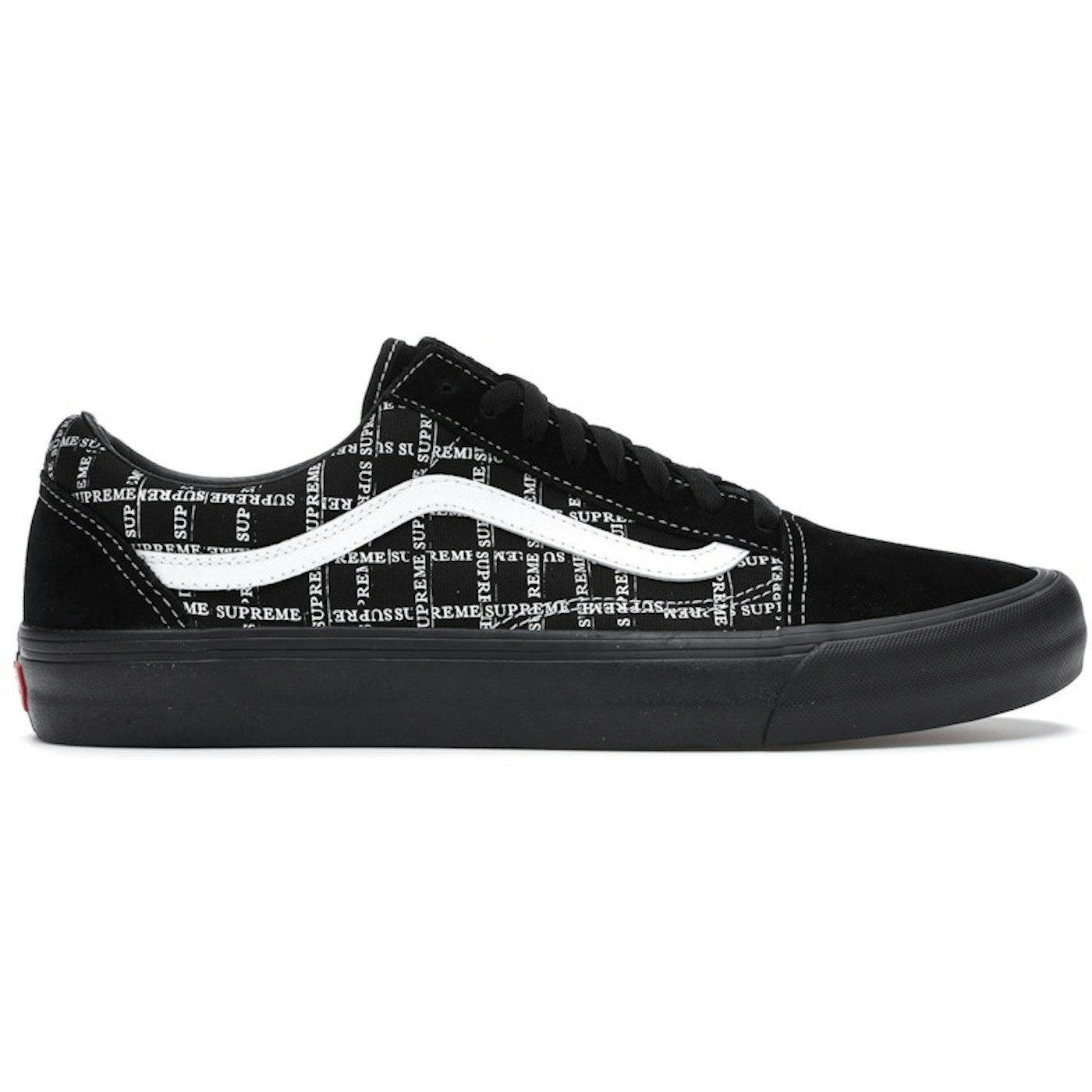 Vans Old Skool Supreme Grid Black 2 Vans Old Skool Supreme Grid Black