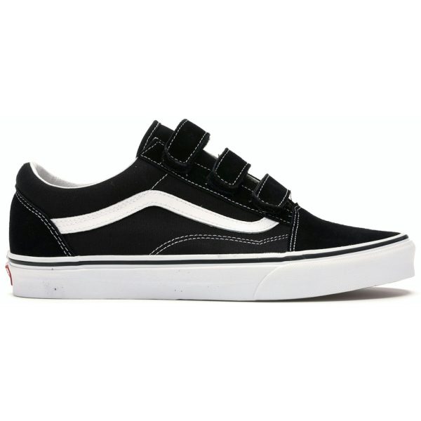 Vans Old Skool Velcro Black White
