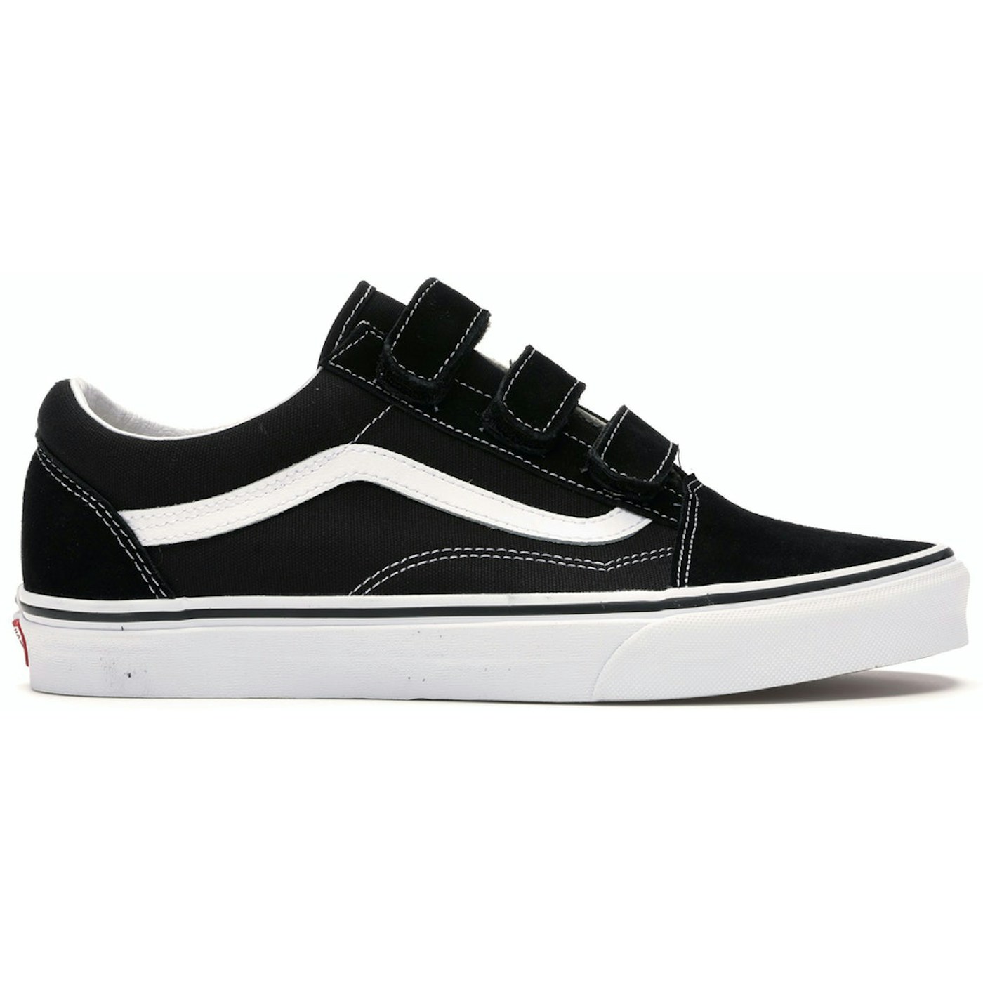 Vans Old Skool Velcro Black White