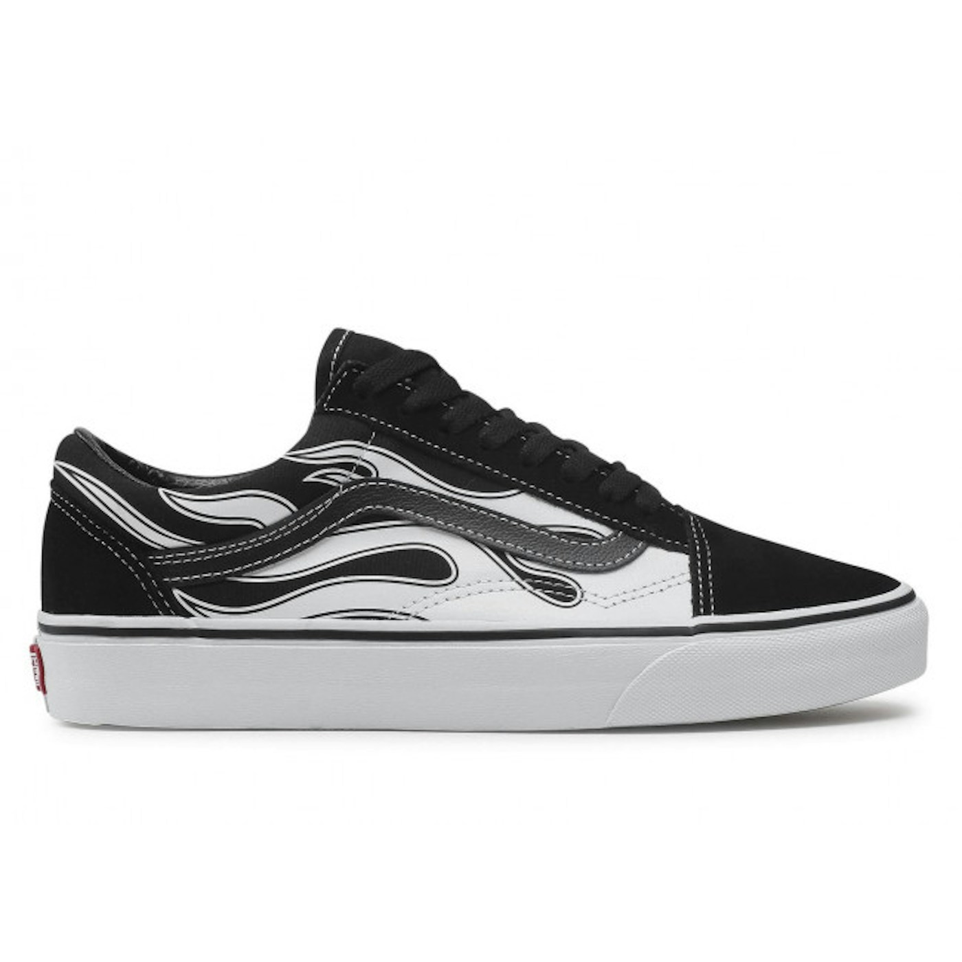 Vans Old Skool White Flame 2 Vans Old Skool White Flame