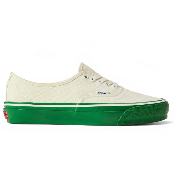 Vans Premium Authentic White Green Midsole