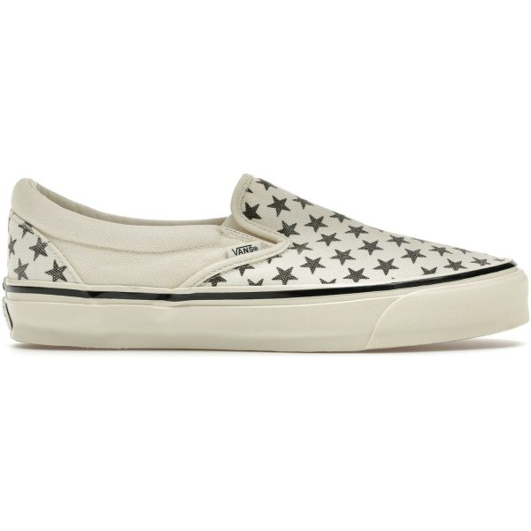 Vans Premium Classic Slip-On Stars Marshmallow Black