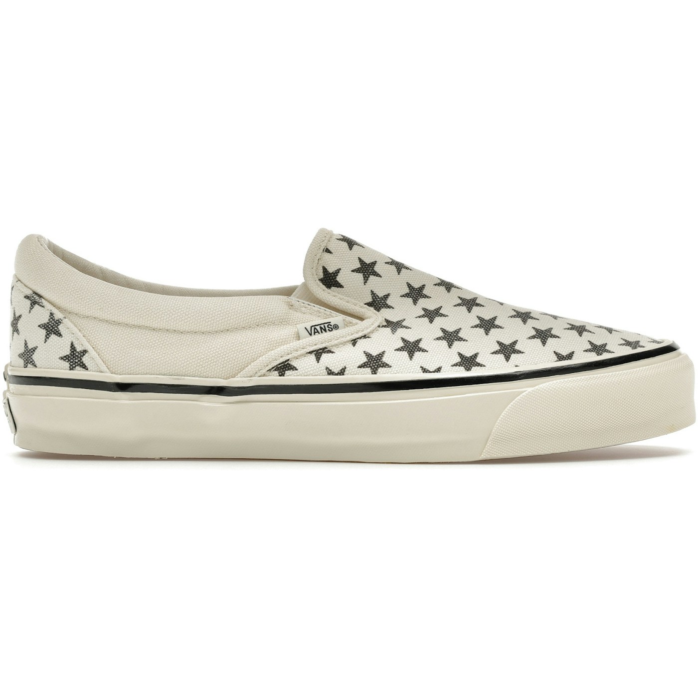 Vans Premium Classic Slip-On Stars Marshmallow Black