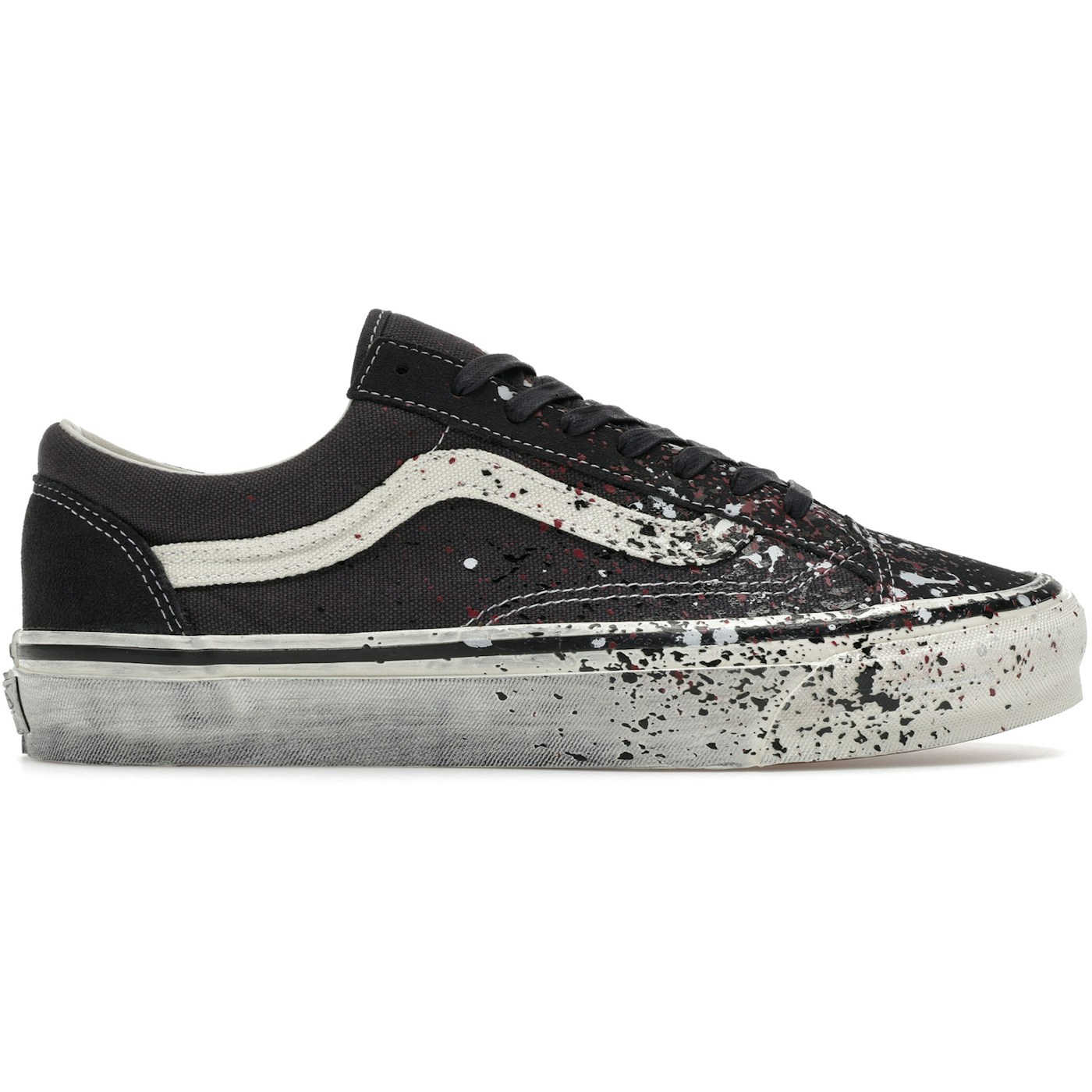 Vans Premium Old Skool 36 Paint Splatter Charcoal Grey