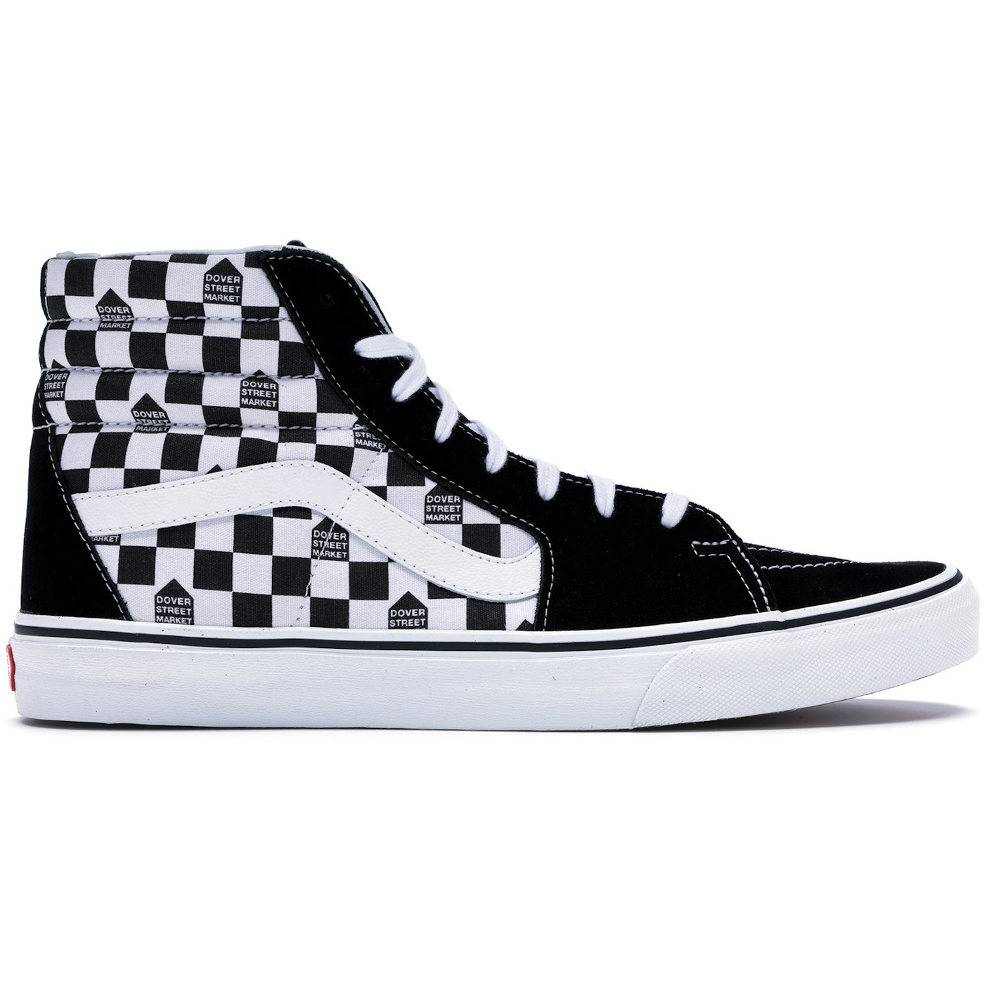 Vans Sk8-Hi DSM Checkerboard Black White 2 Vans Sk8-Hi DSM Checkerboard Black White