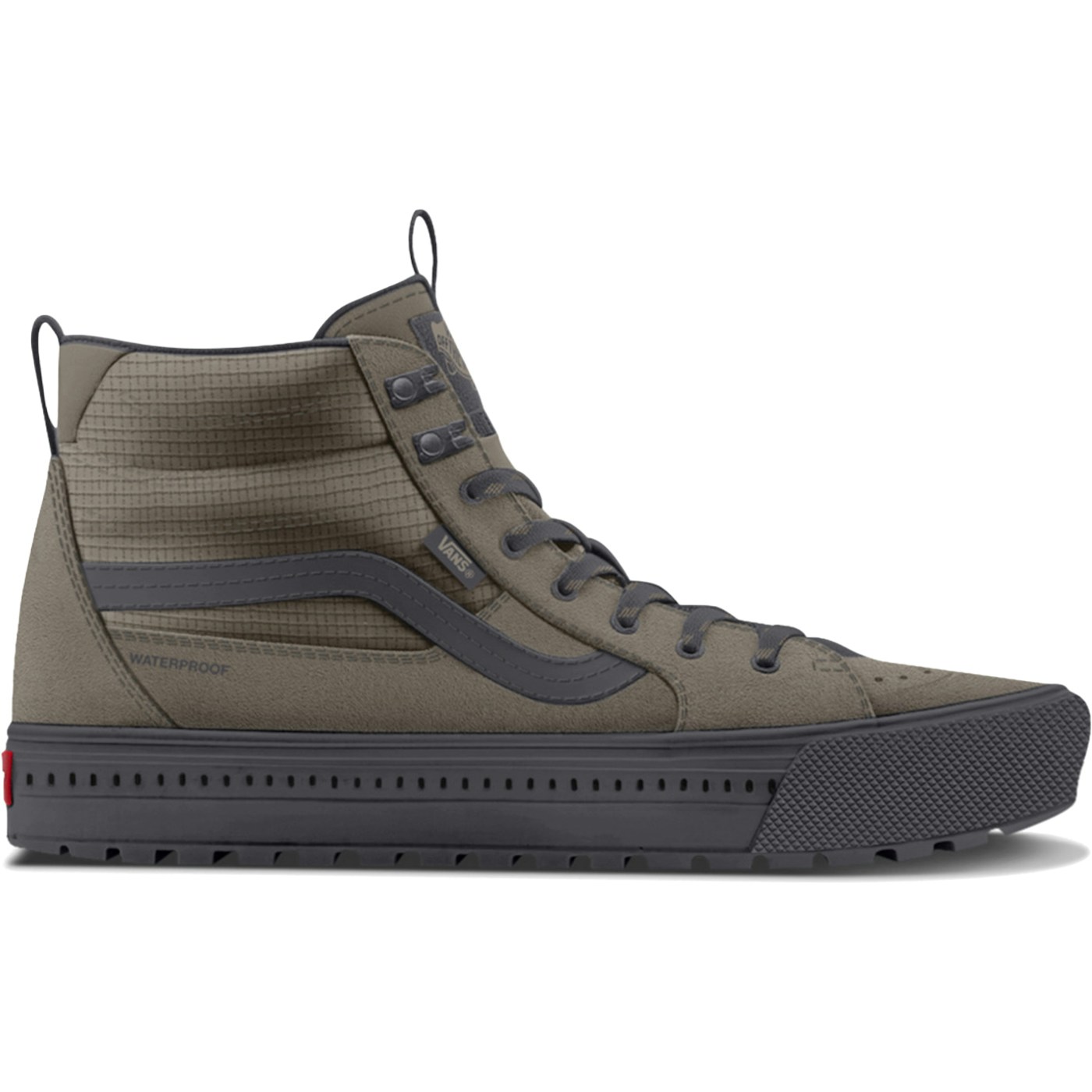 Vans Sk8-Hi MTE Waterproof Ripstop Bungee Cord Brown Black