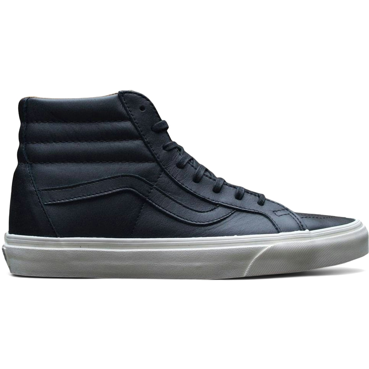 Vans Sk8-Hi Re-Issue Lux Leather Black Porcini