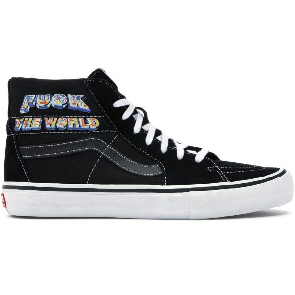 Vans Sk8-Hi Supreme Fuck the World Black