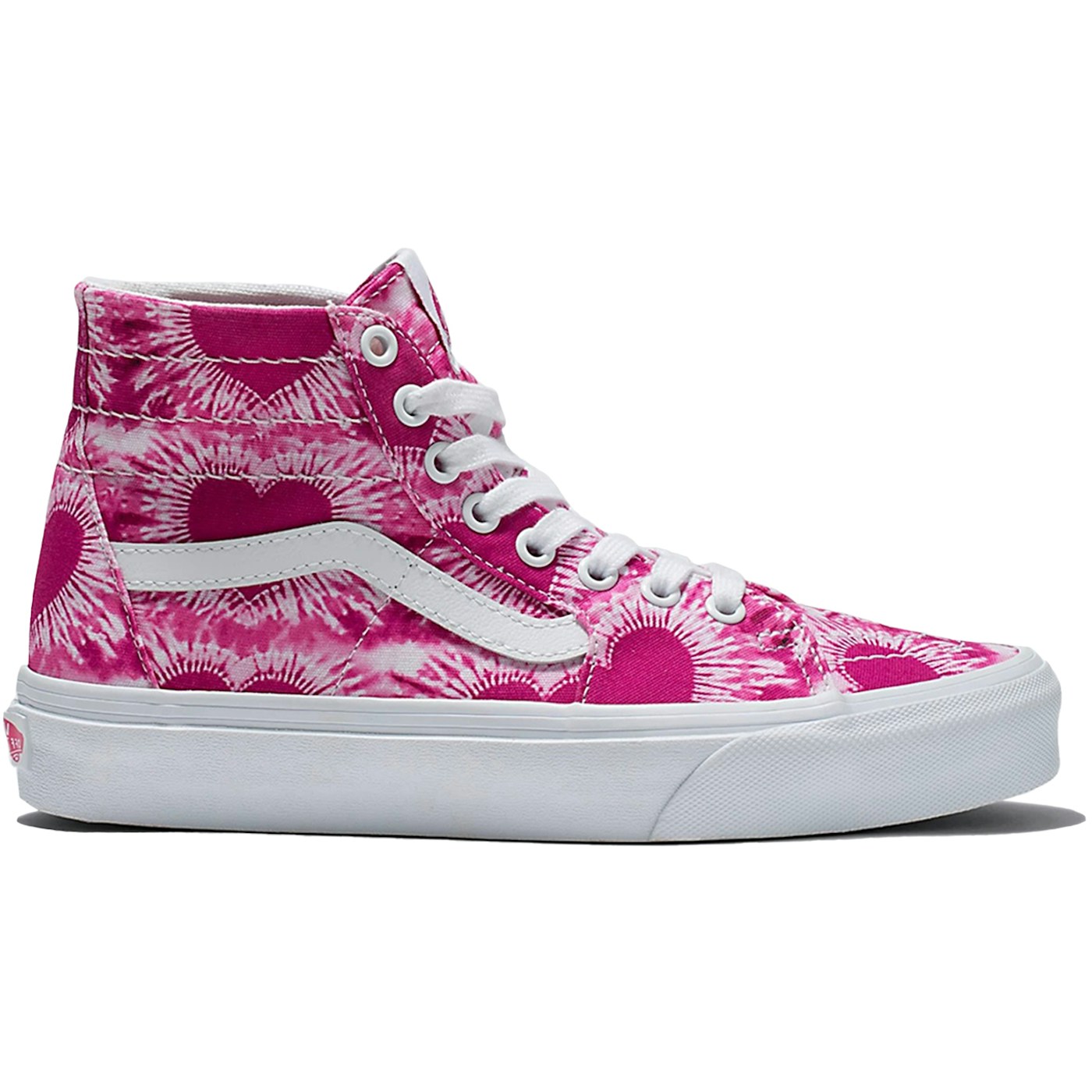 Vans Sk8-Hi Tapered Tie Dye Hearts Fuchsia