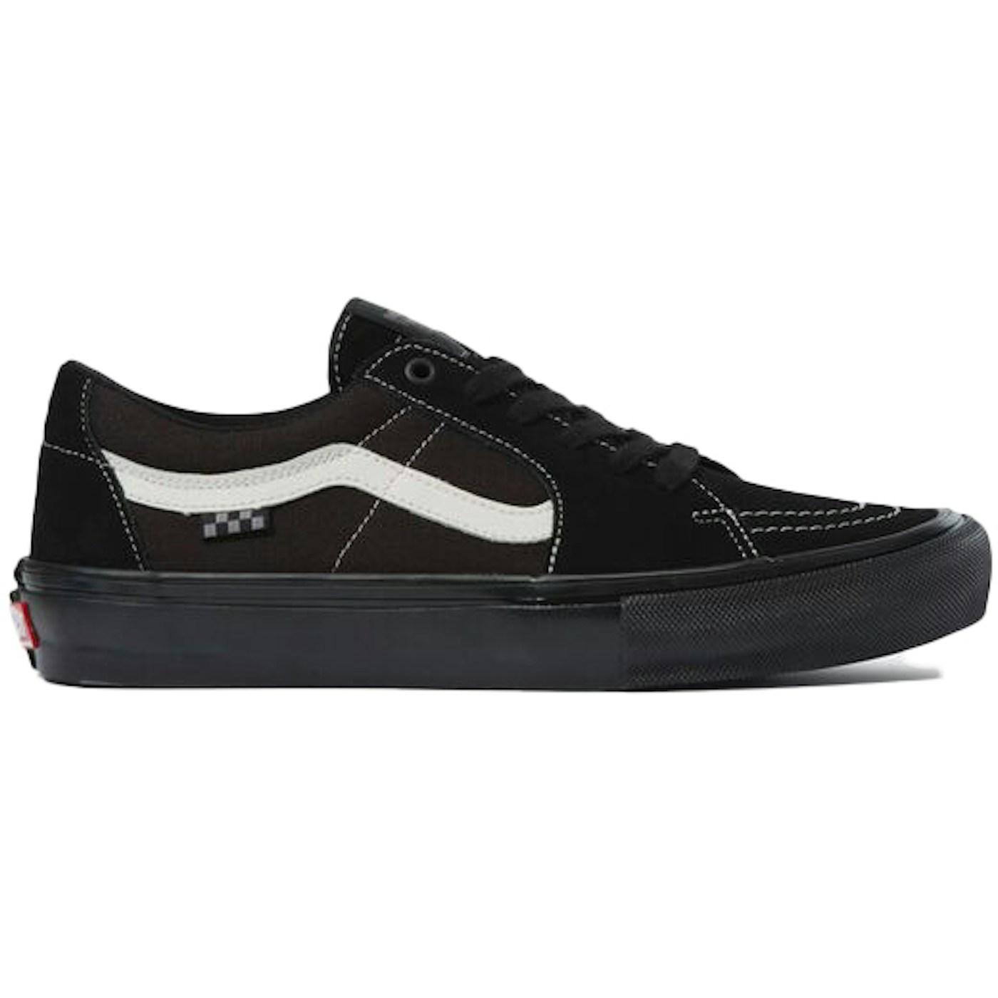 Vans Sk8-Low Black White Contrast Stitch