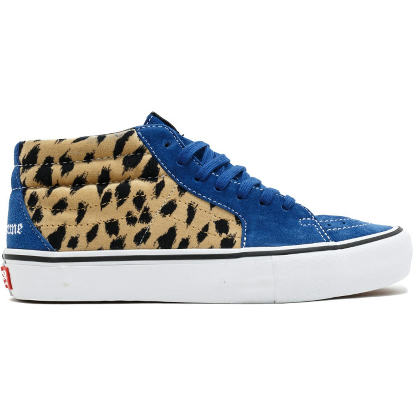 Vans Sk8-Mid Supreme Velvet Leopard Royal 1 Vans Sk8-Mid Supreme Velvet Leopard Royal