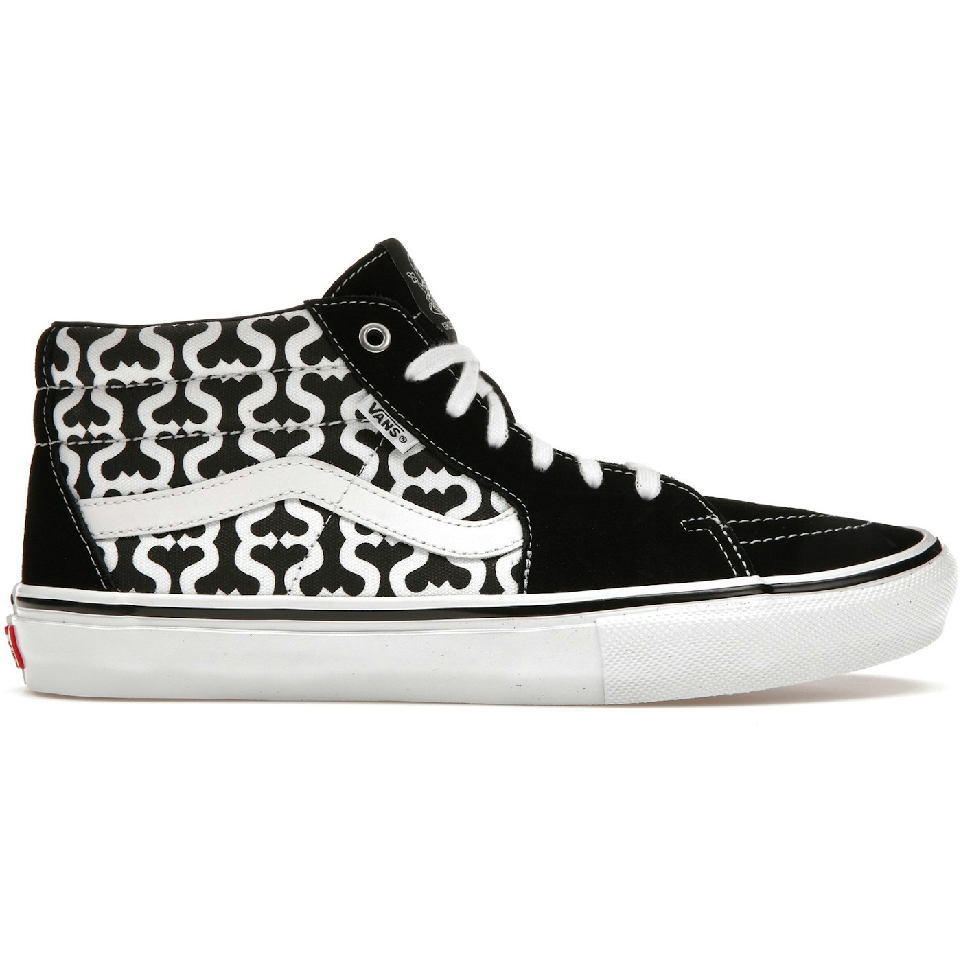 Vans Skate Grosso Mid Supreme Monogram S Logo Black