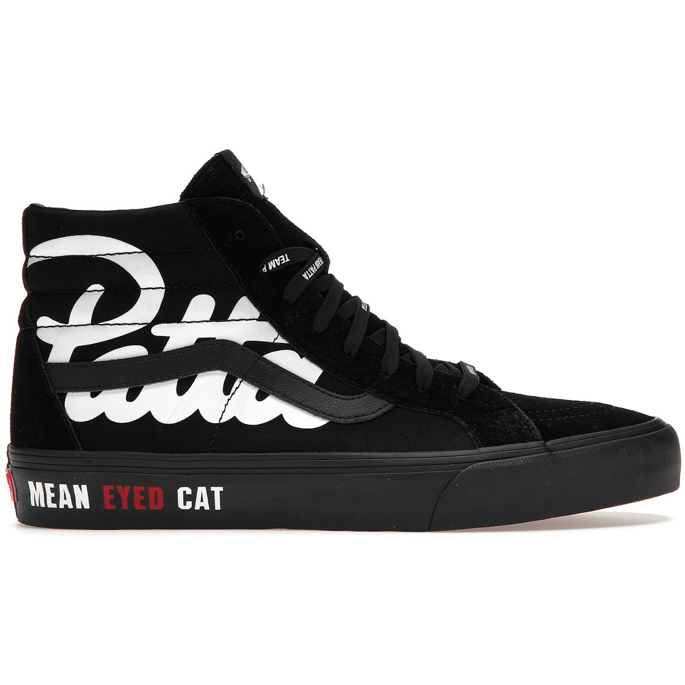 Vans UA Sk8-Hi Reissue VLT LX Patta Mean Eyed Cat Black 1 Vans UA Sk8-Hi Reissue VLT LX Patta Mean Eyed Cat Black