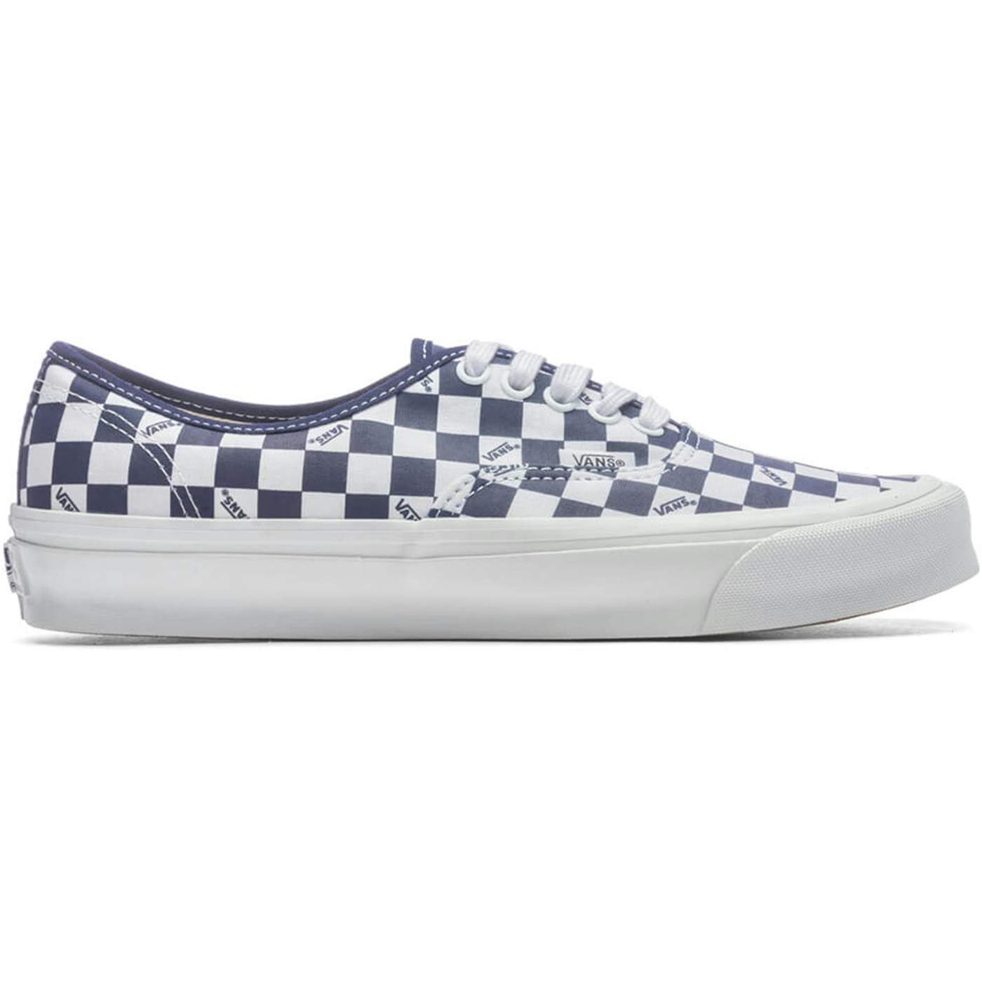 Vans Vault OG Authentic LX Checkerboard Blue White