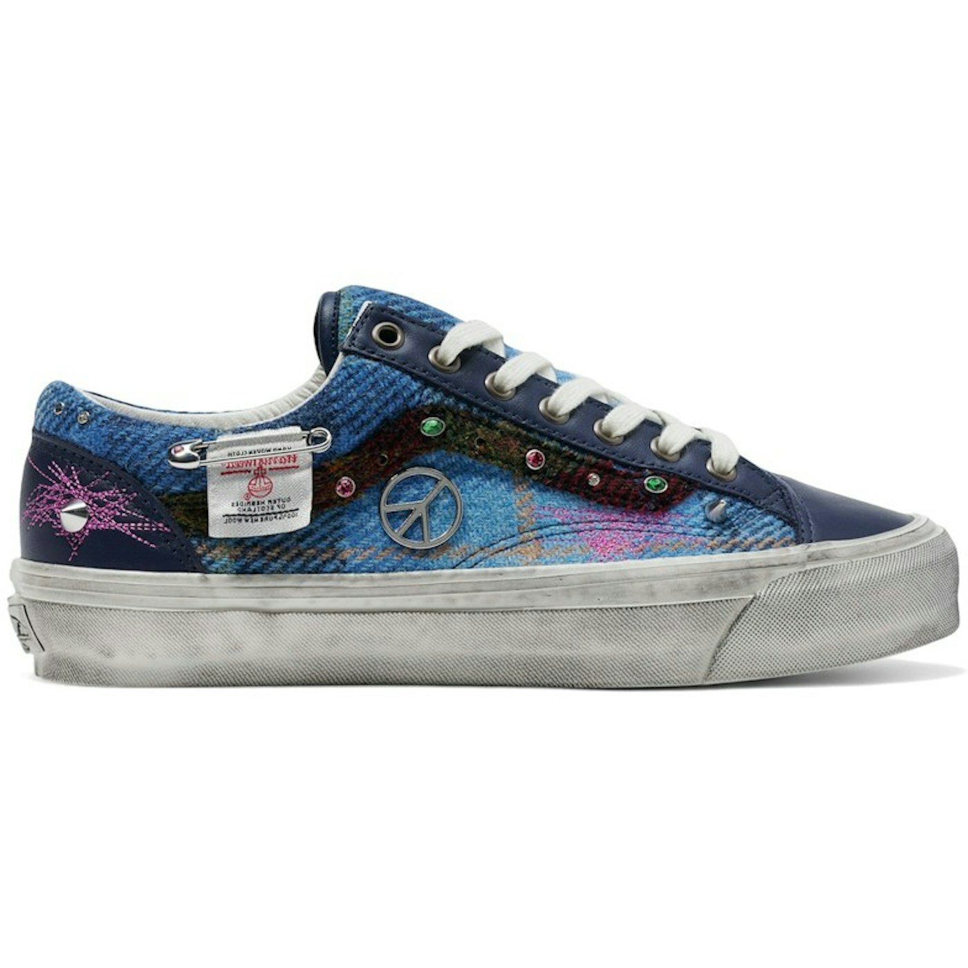 Vans Old Skool 36 Harris Tweed Blue Multi
