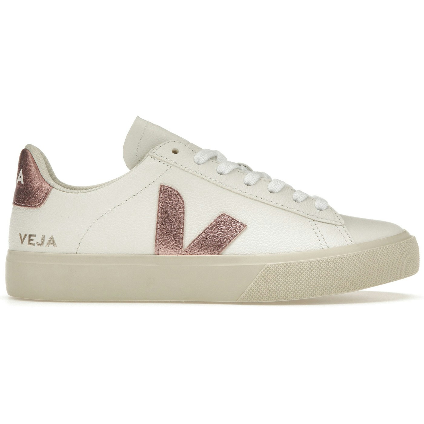 Veja Campo Chromefree Leather White Nacre