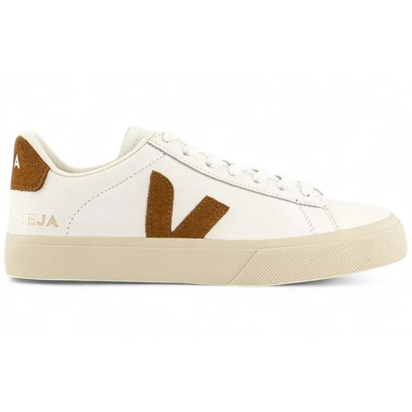 Veja Campo Leather White Cognac