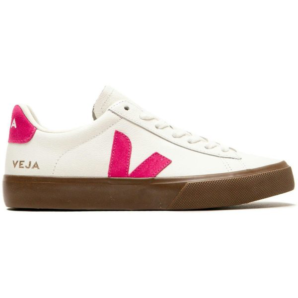 Veja Campo Leather White Pink Bark (Womens)