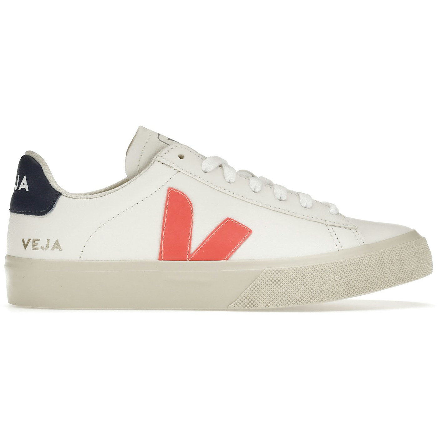 Veja Campo Low Chromefree White Orange Fluo