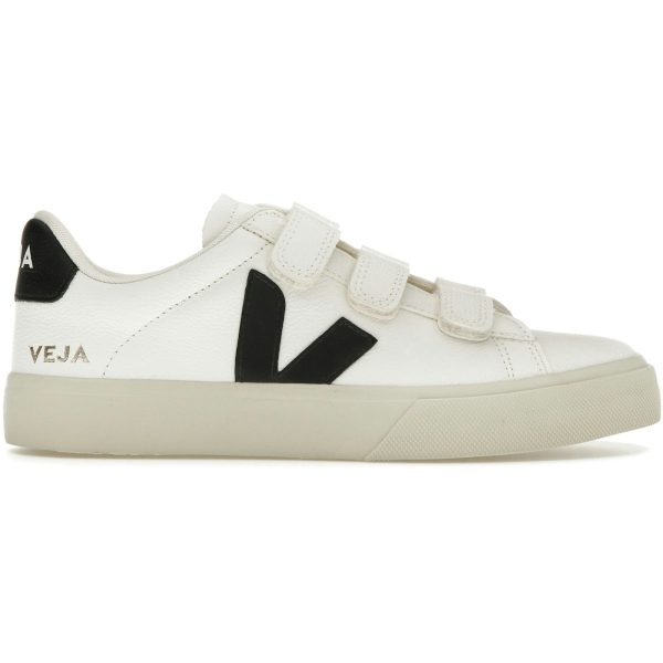 Veja Recife Chromefree Leather White Black (Womens)